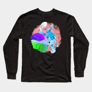 fighting fish Long Sleeve T-Shirt